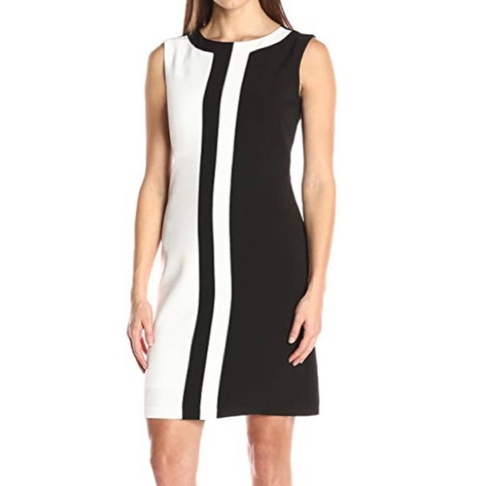 Sandra Darren Dress black and white